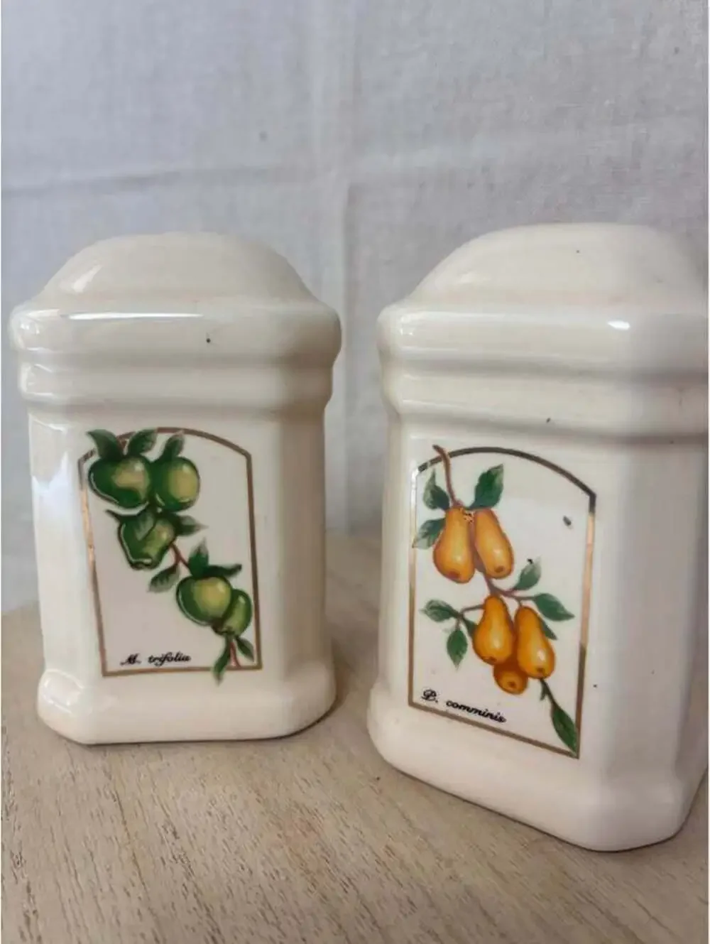 Vintage 1989 Elgin Ceramic Salt and Pepper Shakers